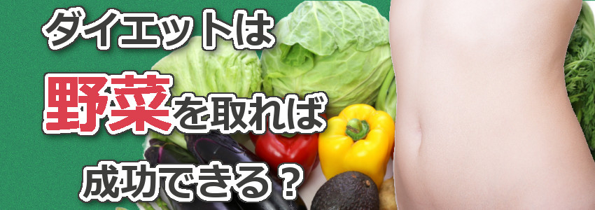 ダイエットは野菜を取れば成功出来る？